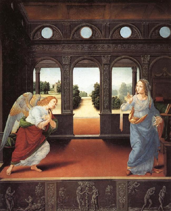 LORENZO DI CREDI The Annunciation Norge oil painting art